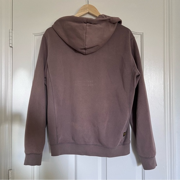 G-Star RAW Purple Front-Zip Hoodie Sweatshirt - Picture 3 of 6